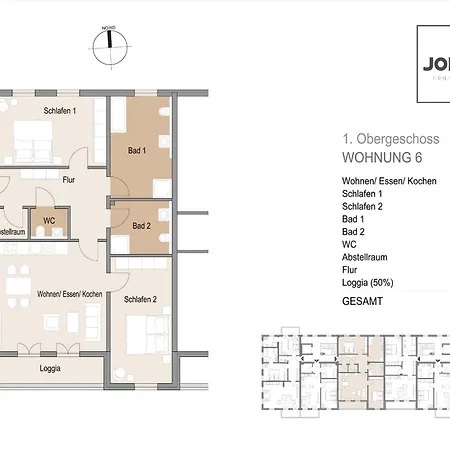 شقة Logierhaus Jonna Whg 06 *